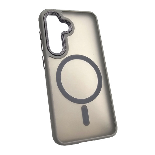 Чехол-крышка #83 magnetic collection mil-std для Samsung s25 серый