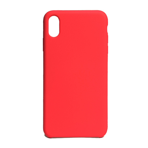 Чехол-силикон silicone case без лого iphone xs max красный