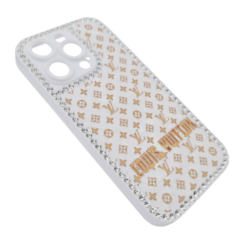 Чехол-силикон louis vuitton для iphone 14 pro белый
