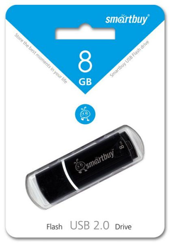 8gb usb smartbuy crown черная