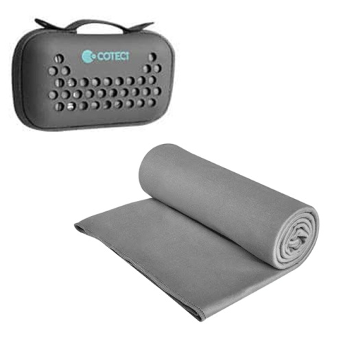 Полотенце микрофибра coteci quick drying 40x80 tr-048dg темно-серый