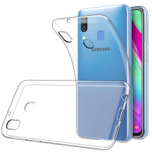 Чехол-силикон 0.3mm creative Samsung a40 (2019) белый