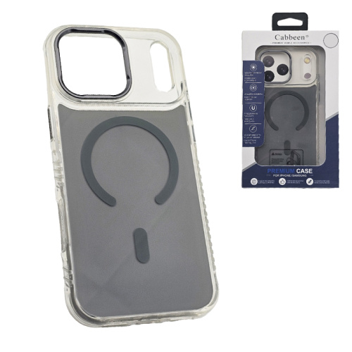 Чехол-крышка #90 cabbeen (km-58) iphone 17/18 pro max серый
