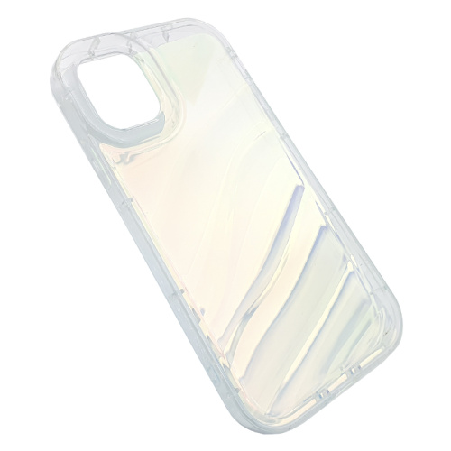 Чехол-силикон ocean waves для iphone 13/14 белый