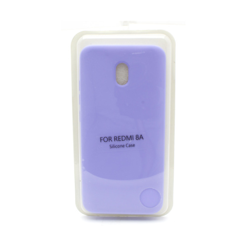 Чехол-силикон silicone case xiaomi redmi 8a сиреневый