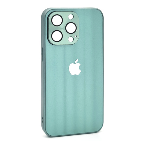 Чехол-крышка волна для iphone 13 pro (6.1) зеленый