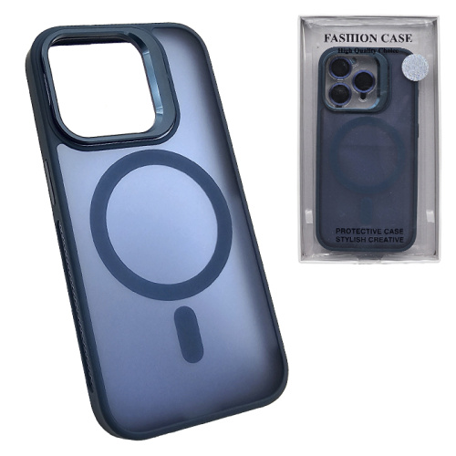 Чехол крышка ultra magsafe + линзы 13 pro синий 