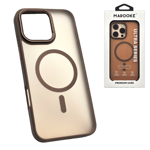 Чехол-крышка marooke m07 с подставкой на камеру для iphone 16 pro max desert titanium