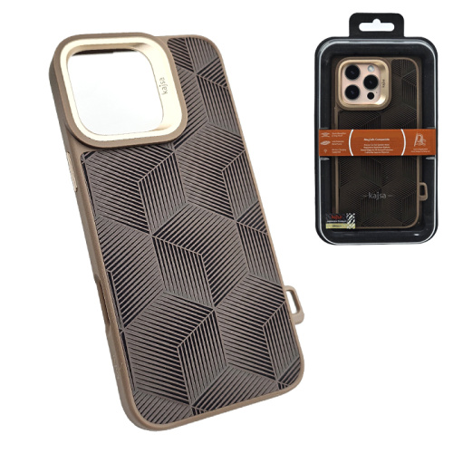 Чехол-крышка kajsa splendid 3d cube pattern для iphone 16 pro desert