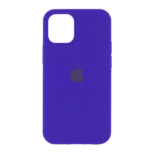 Чехол-силикон silicone case аналог для iphone 12 pro max (6.7) фиолетовый