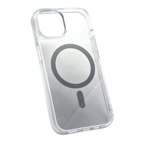 Чехол-крышка case #001 magsafe для iphone 15 серый