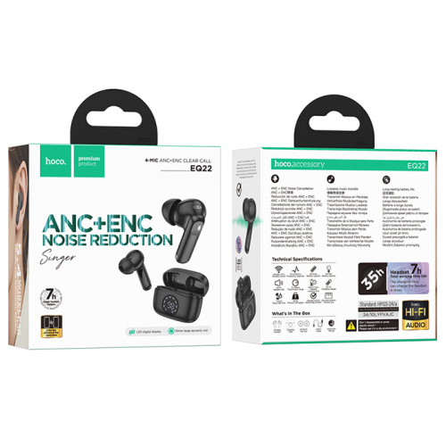 Hoco tws eq22 черные
