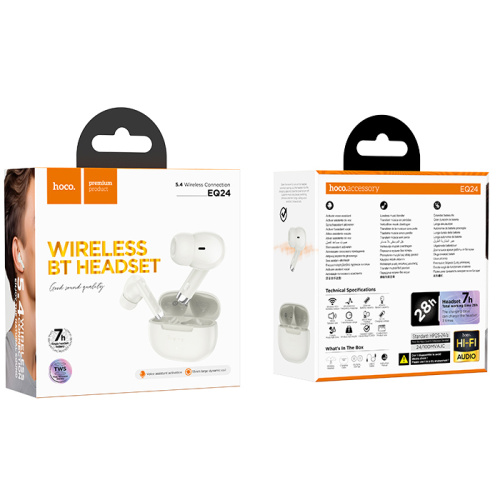 Hoco tws eq24 белые