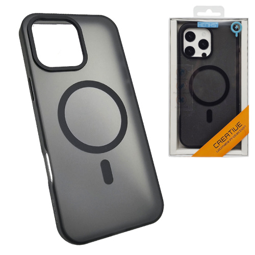 Чехол-крышка henks sand magsafe для iphone 16 pro черный