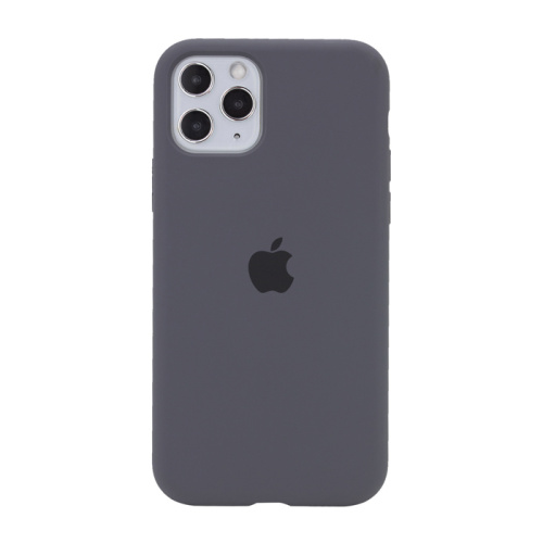 Чехол-силикон silicone case аналог для iphone 11pro max (6.5) темно-серый