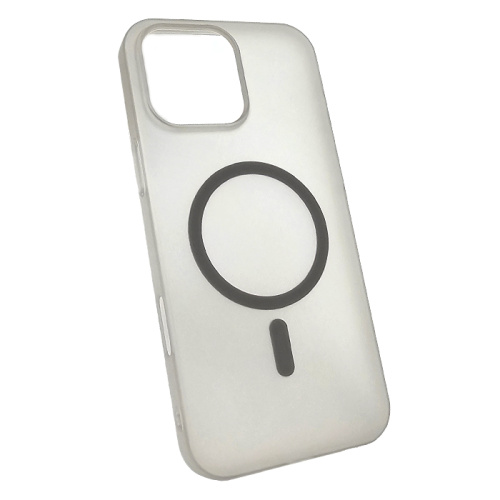 Чехол-крышка case #007 magsafe для iphone 16 pro max серый