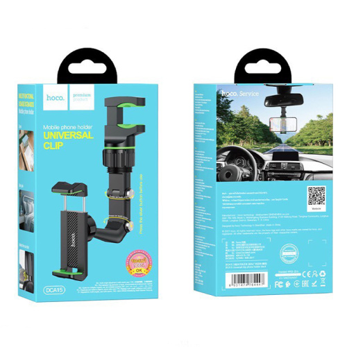 Автодержатель hoco dca15 черный