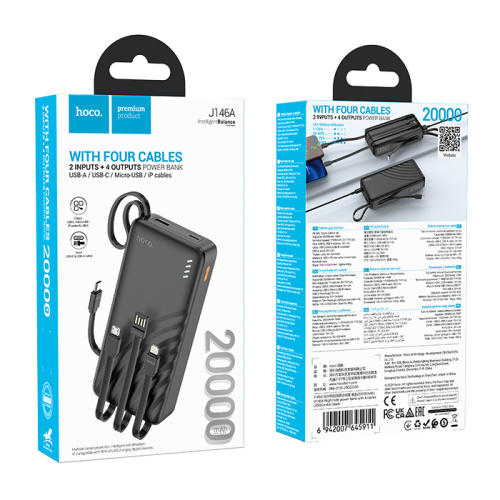 Пзу hoco j146a 20000mah черный