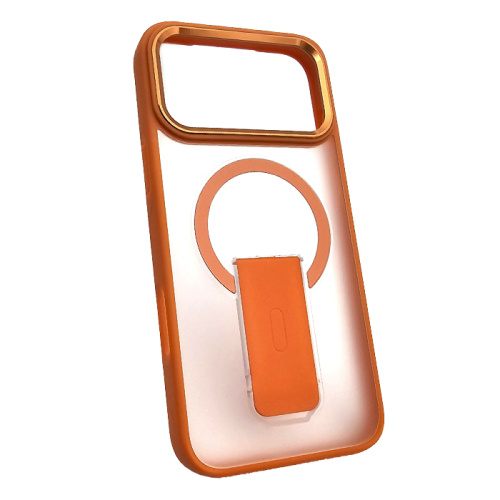 Чехол-крышка #40 с подставкой для iphone 17 pro оранжевая