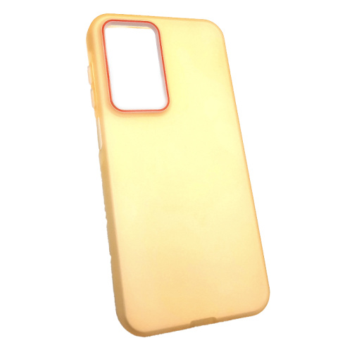 Чехол-крышка knit transparent для Samsung a17 оранжевый