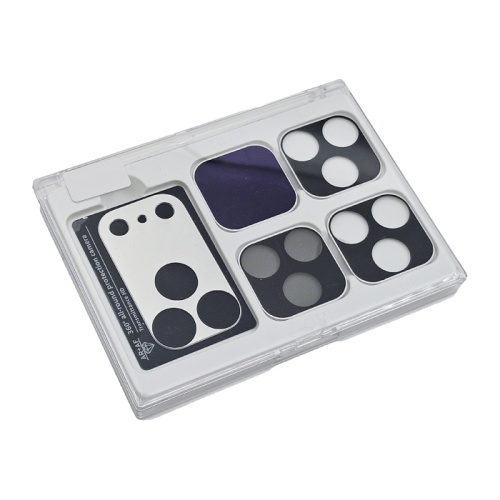 Стекло защитное на камеру + набор фильтров ar+af (cpi/uv/nd/hikou) 17 pro серебристый