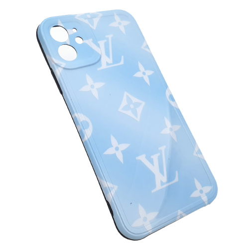 Чехол-силикон full print brends для iphone 11 голубой