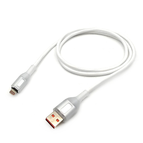 Кабель usb sata x10 lightning белый