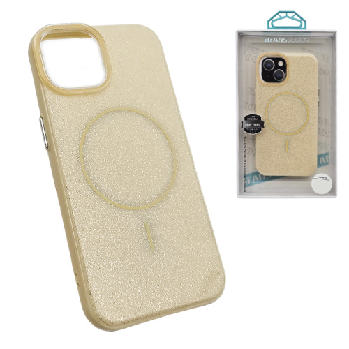 Чехол-крышка dfans shine magsafe для iphone 14 желтый