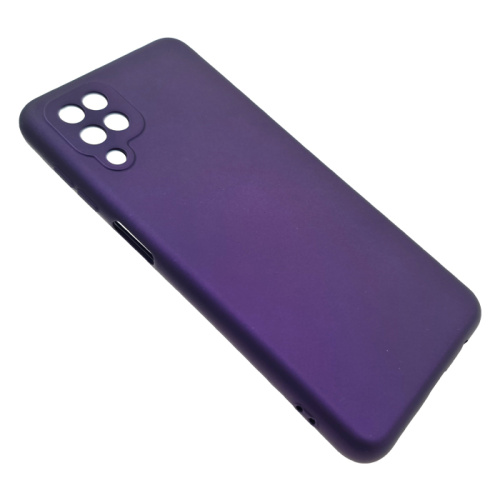 Чехол силикон optimized Samsung a12 темно-фиолетовый