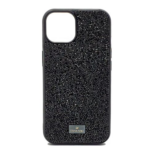 Чехол крышка swarovski камни для iphone 13 (6.1) черный