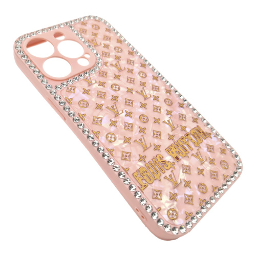 Чехол-силикон louis vuitton для iphone 13 pro светло-розовый