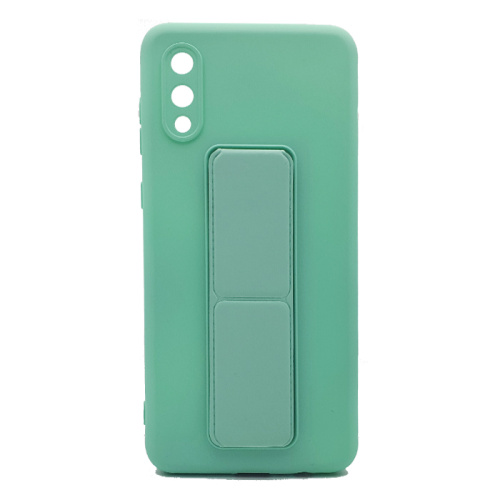 Чехол силикон new stand case Samsung a02, зеленый