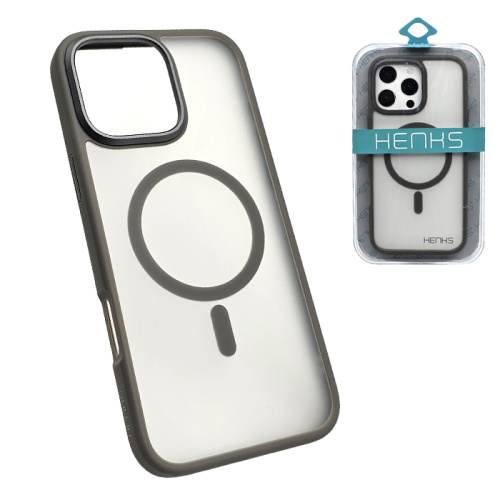 Чехол-крышка henks aurora pro magsafe для iphone 16 pro titanium