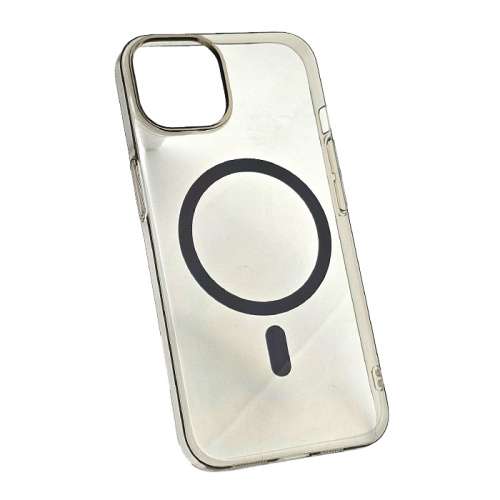 Чехол-крышка stylish choice #016 magnetic для iphone 15 pro max серый