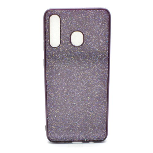 Чехол силикон блеск 2020 Samsung a20/a30 (2019) черный