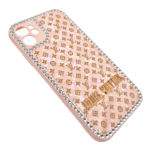 Чехол-силикон louis vuitton для iphone 11 светло-розовый
