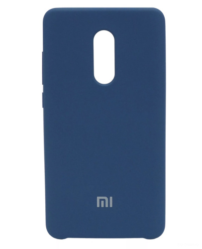 Чехол силикон silicone cover аналог xiaomi redmi 8a синий