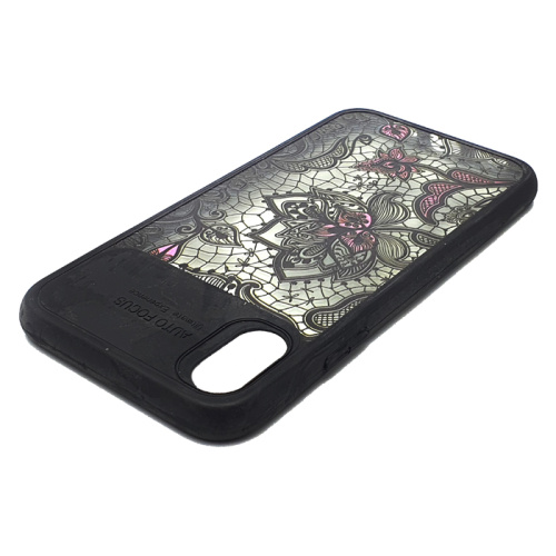 Чехол-крышка poppy гибрид iphone x черная