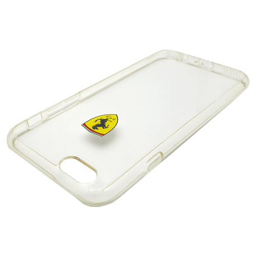 Чехол-силикон ferrari fehcp6tr1 для iphone 6/6s прозрачный