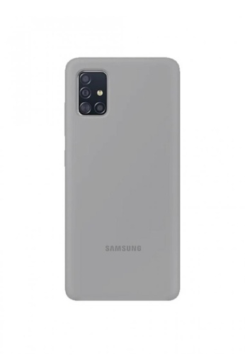 Чехол силикон silicone cover аналог Samsung a21s(2020) серый