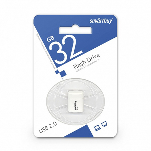 Usb 32gb* smartbuy lara series белая