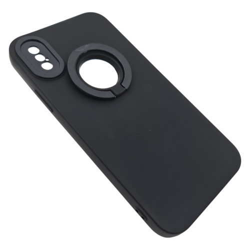 Чехол-силикон my choise для iphone xs max черный