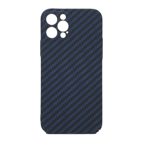 Чехол крышка new skin carbon для iphone 12 pro темно-синий