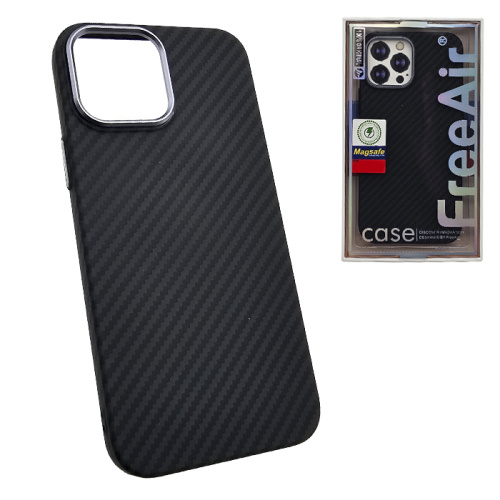 Чехол-крышка free air carbone (magsafe) для iphone 15 pro черный