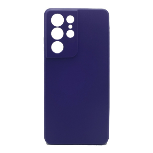 Чехол-силикон soft touch Samsung s21 ultra фиолетеовый