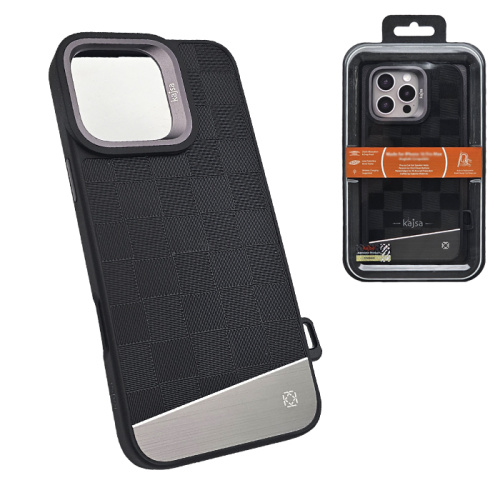 Чехол-крышка kajsa glamorous metallic imperial 2 для iphone 16 pro черный