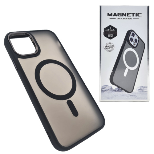 Чехол-крышка #83 magnetic collection mil-std для iphone 11 черный