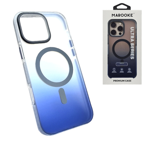 Чехол-крышка marooke m06 градиент для iphone 16 pro max синий