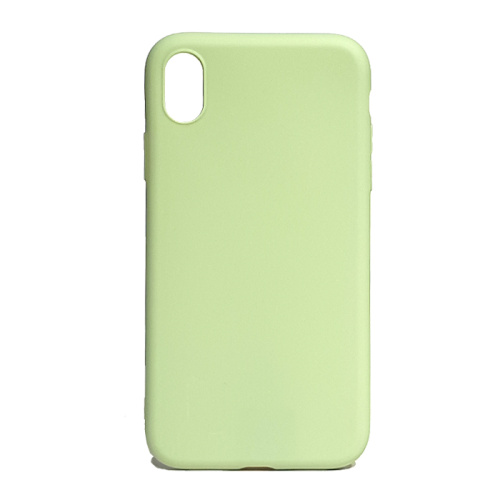 Чехол силикон soft touch для iphone xr (6.1) светло-зеленый