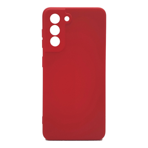 Чехол-силикон soft touch Samsung s21 plus красный